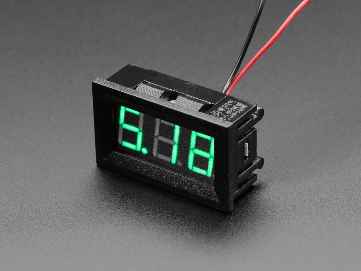 Panel Volt Meter - 4.5V to 30VDC - The Pi Hut