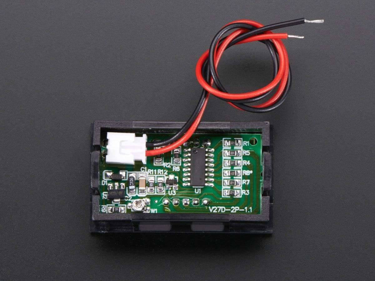 Panel Volt Meter - 4.5V to 30VDC - The Pi Hut