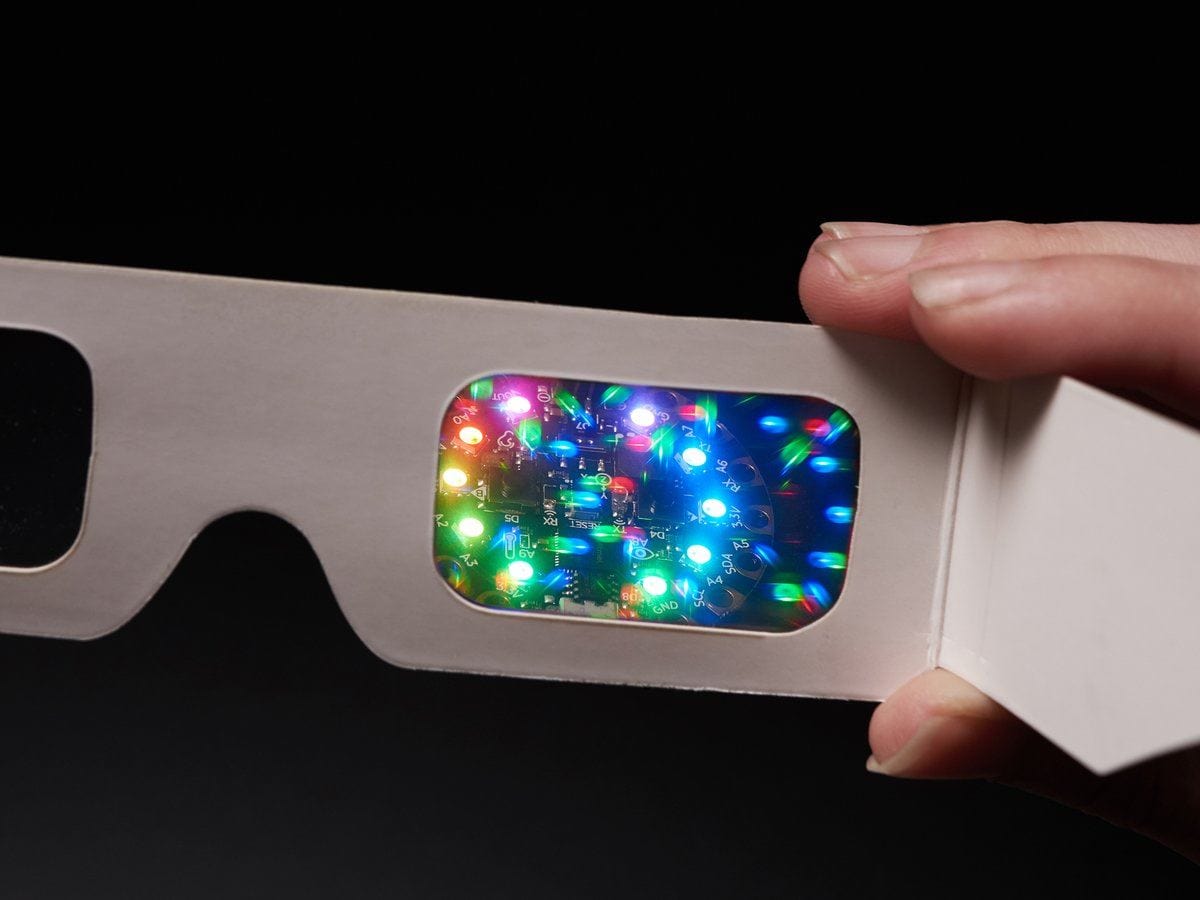 Paper Diffraction Grating Glasses - The Pi Hut