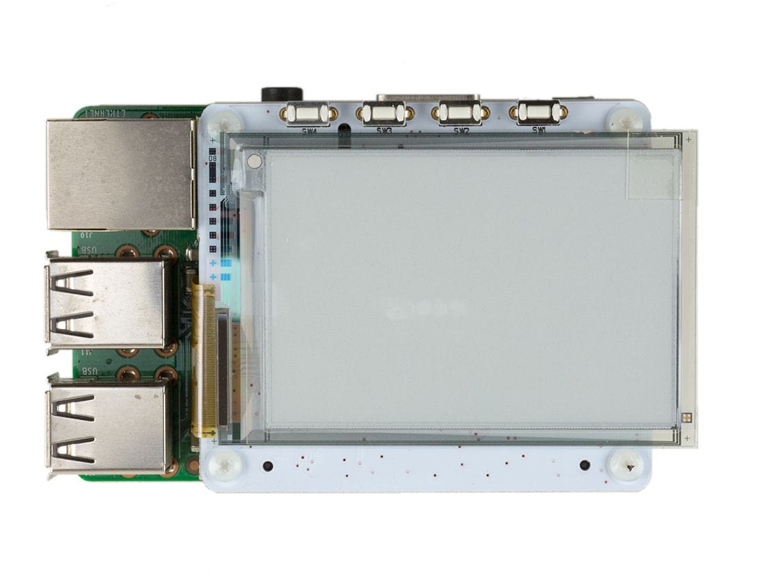 PaPiRus ePaper / eInk Screen HAT for Raspberry Pi - Multi Screen - The Pi Hut