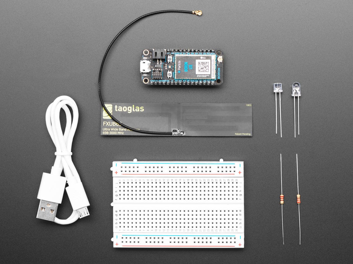 Particle Boron LTE Kit - nRF52840 with LTE Cellular Modem - The Pi Hut