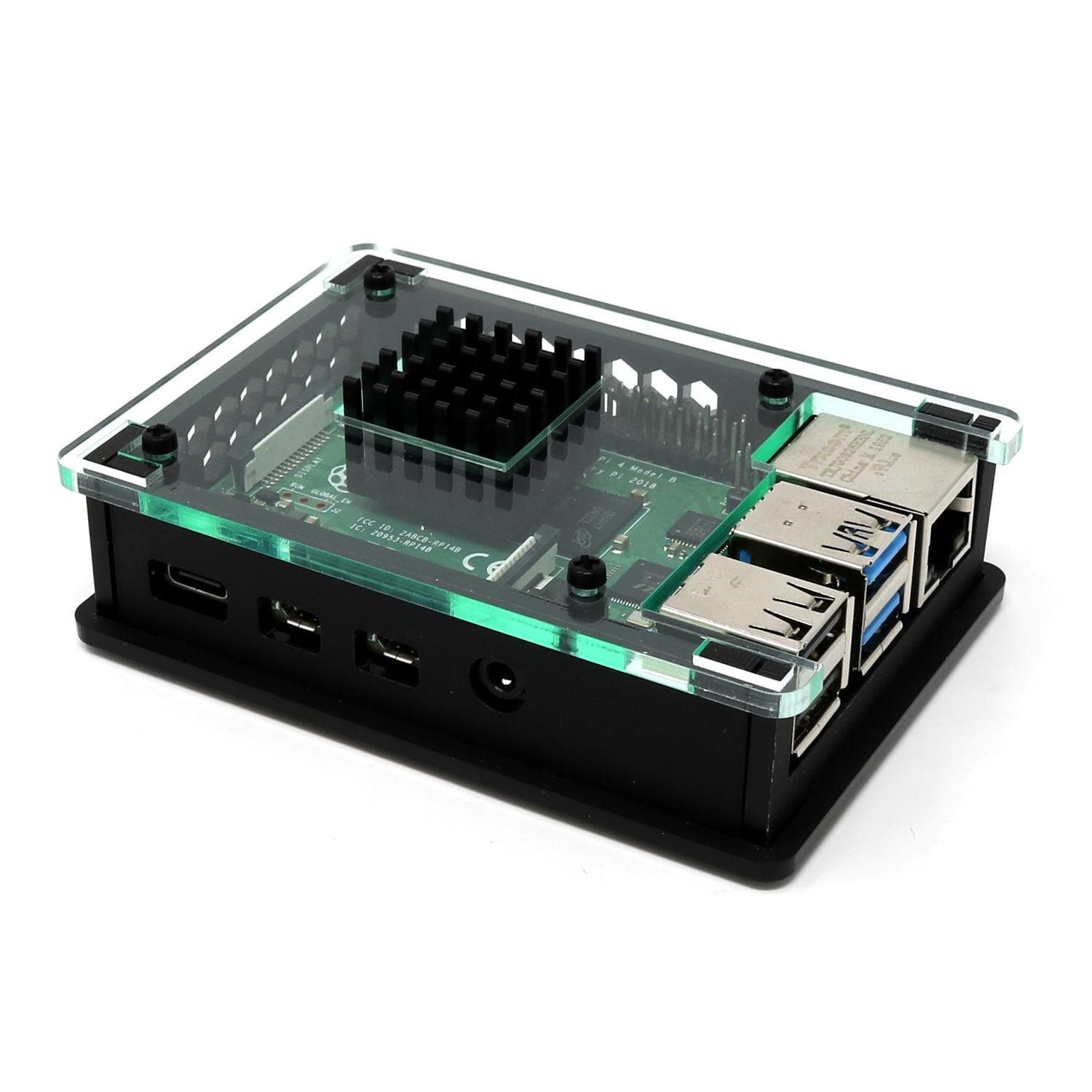 Passive Cooling Heatsink Case for Raspberry Pi 4 - The Pi Hut