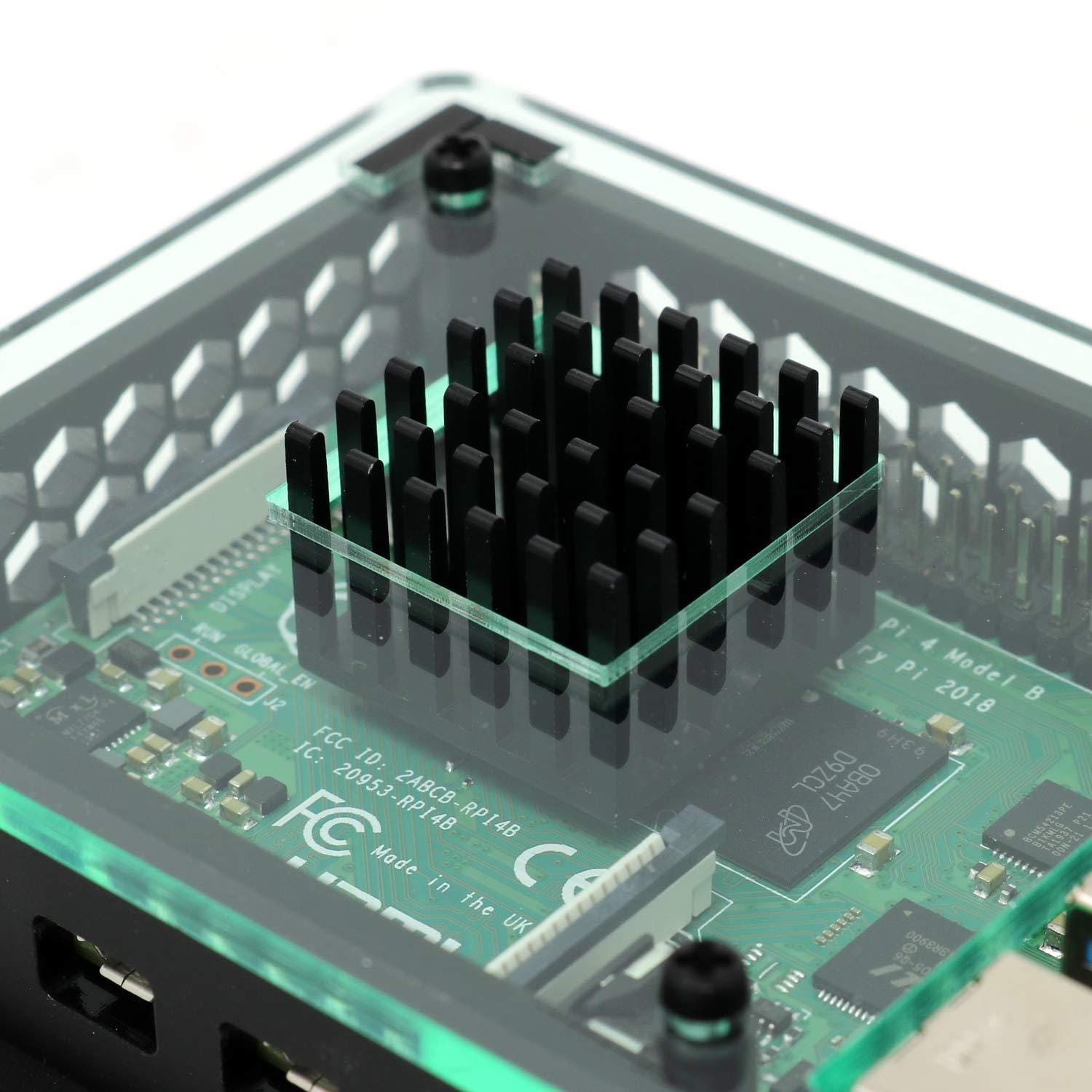 Passive Cooling Heatsink Case for Raspberry Pi 4 - The Pi Hut