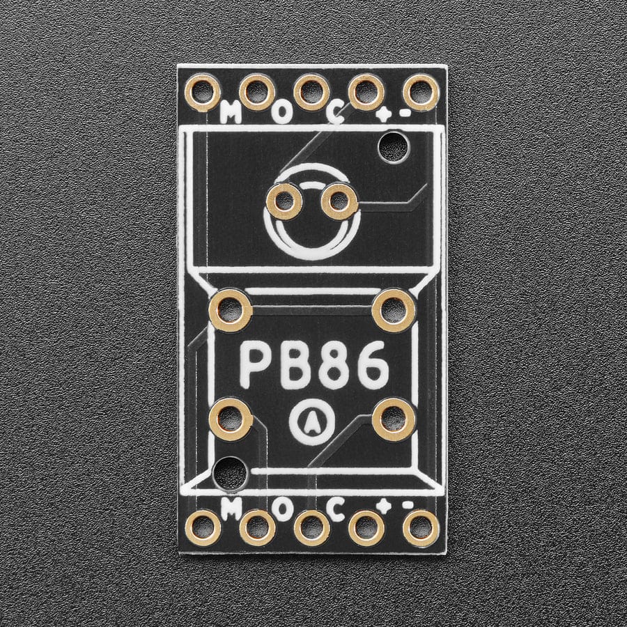 PB86 Step Switch Breadboard-Friendly Breakout PCB - Pack of 12 - The Pi Hut