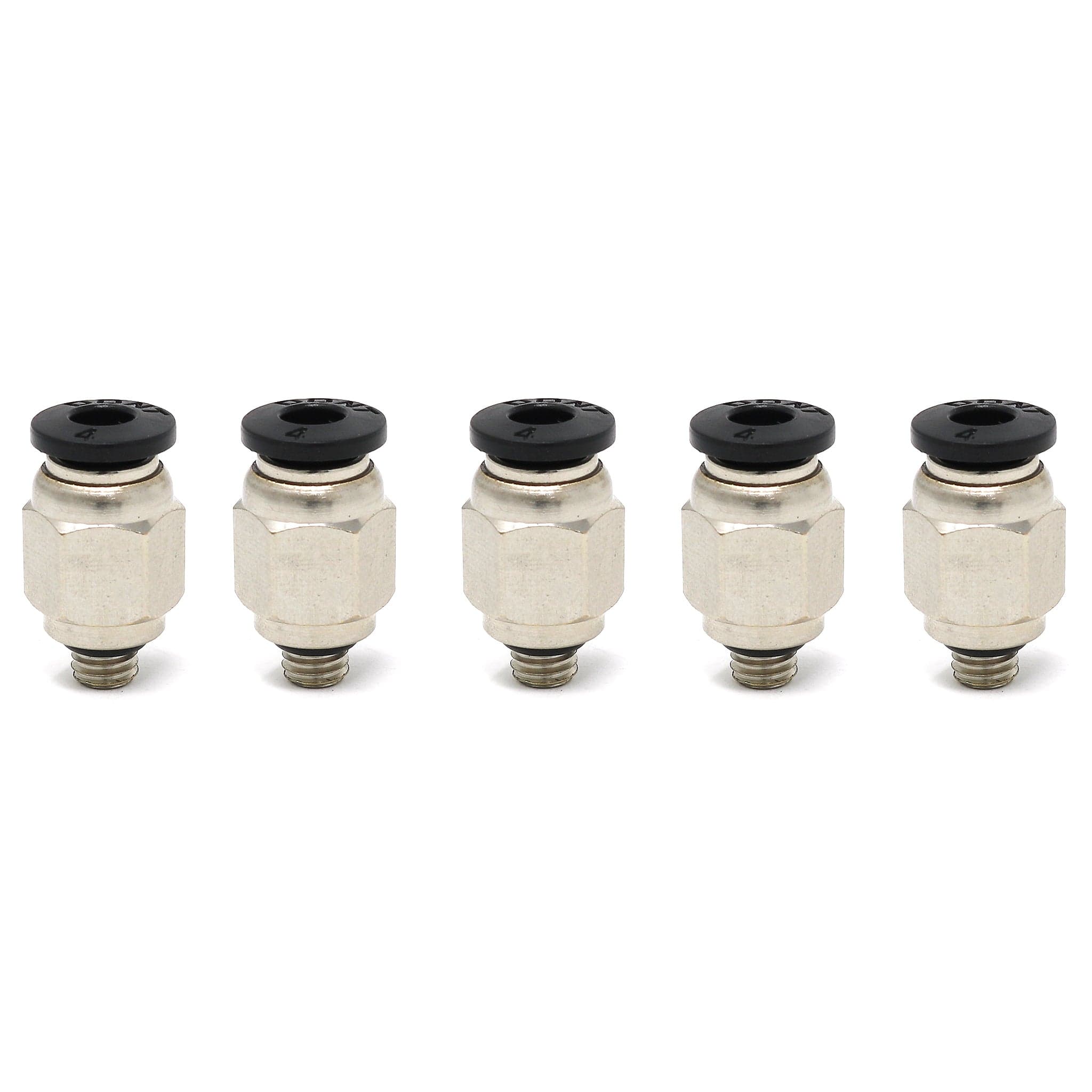 PC4-M5 (Black) Pneumatic Connectors (5-pack) - The Pi Hut