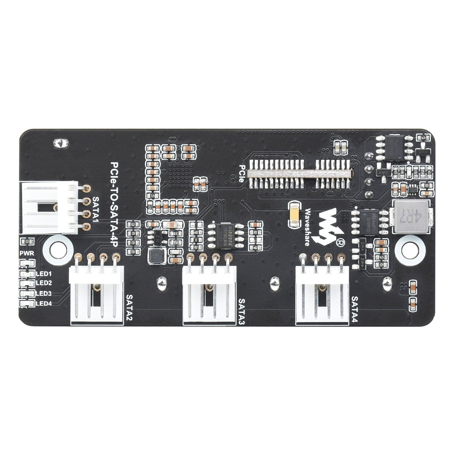 PCI-E to 4-channel SATA 3.0 Adapter for CM4 IO Board - The Pi Hut