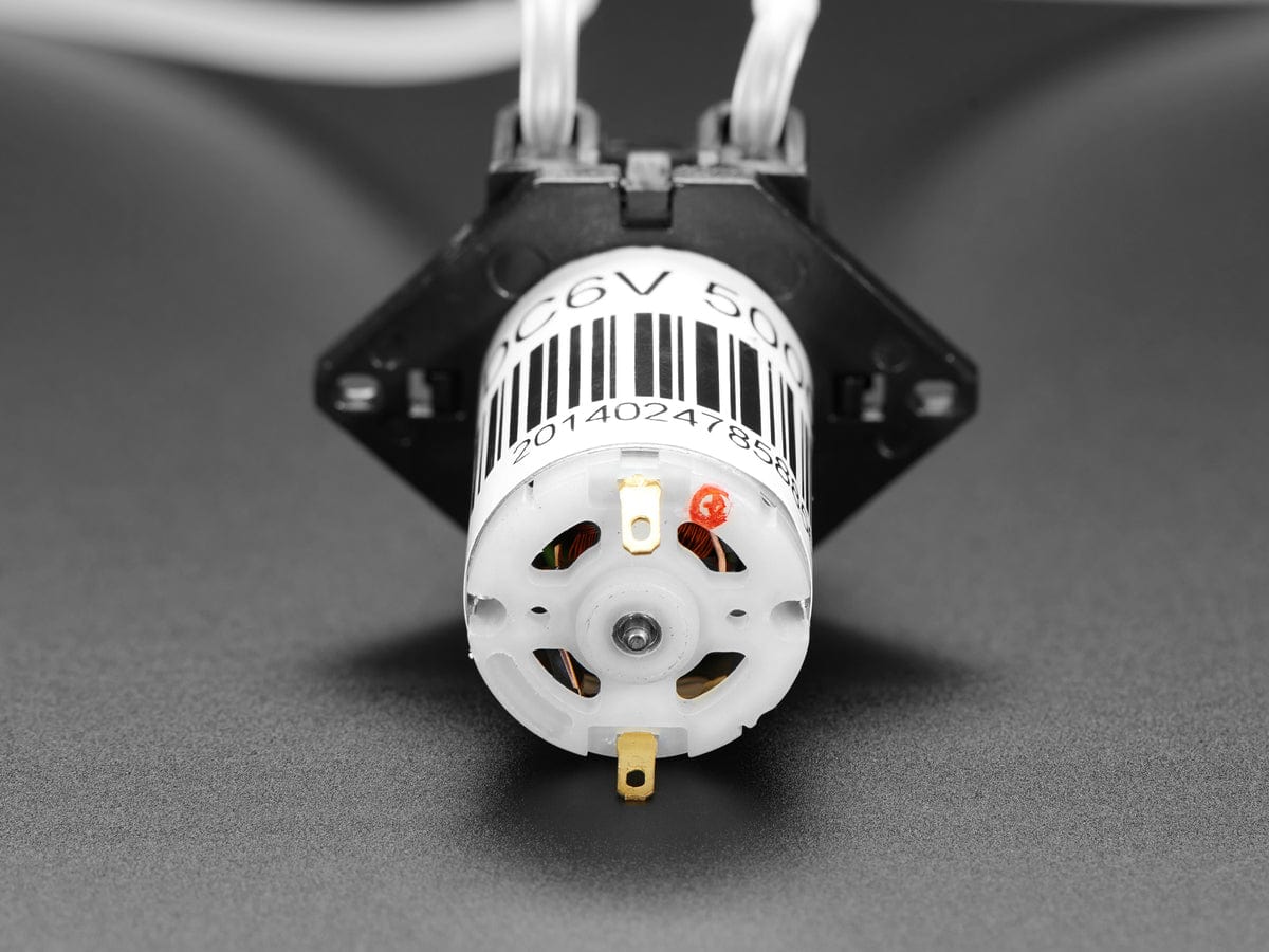 Peristaltic Liquid Pump with Silicone Tubing - 5V to 6V DC Power - The Pi Hut