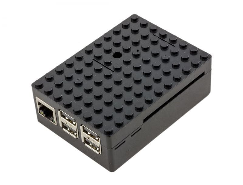 Multicomp Pi-BLOX Case - Black - The Pi Hut