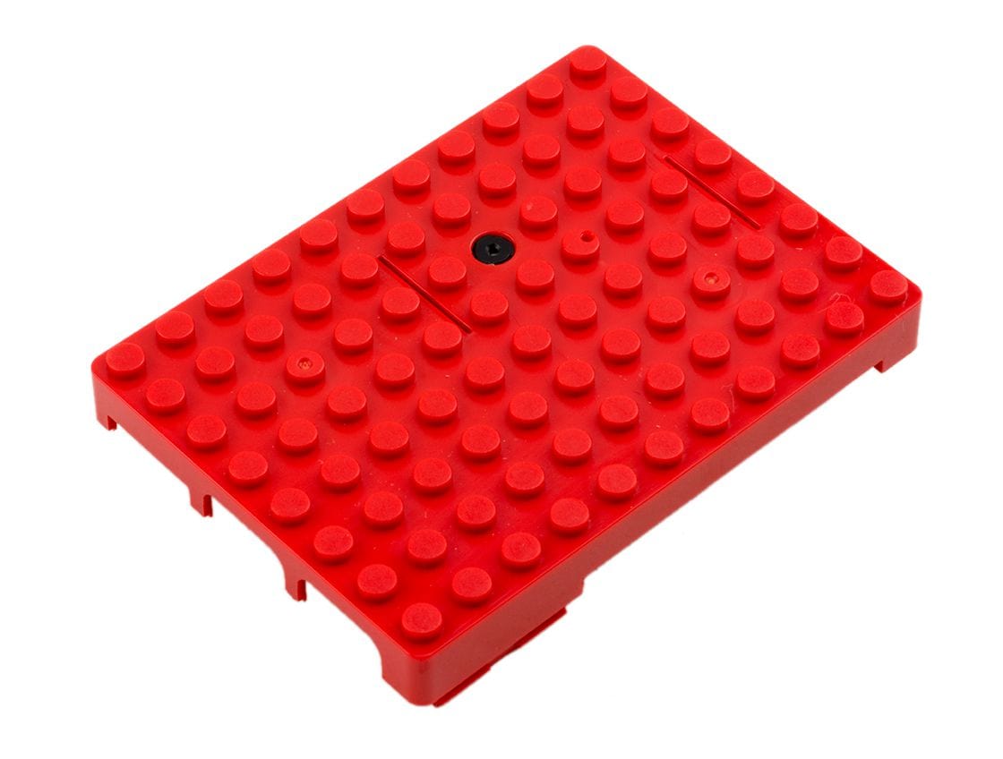 Multicomp Pi-BLOX Case - Red - The Pi Hut