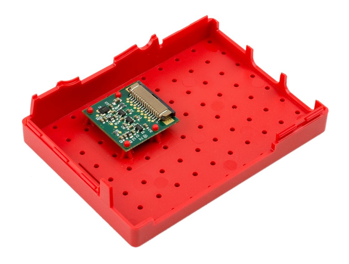Multicomp Pi-BLOX Case - Red - The Pi Hut