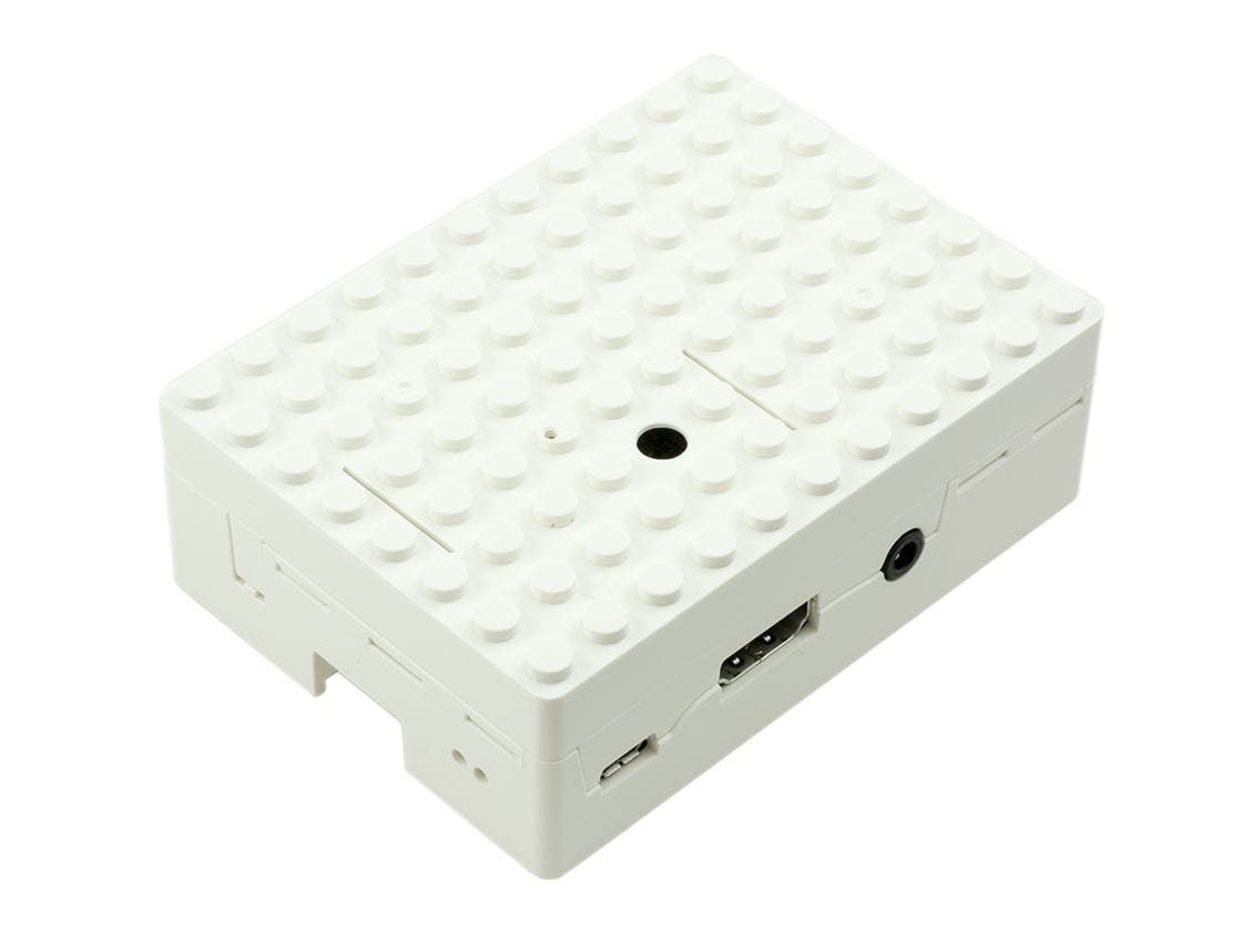 Multicomp Pi-BLOX Case - White - The Pi Hut