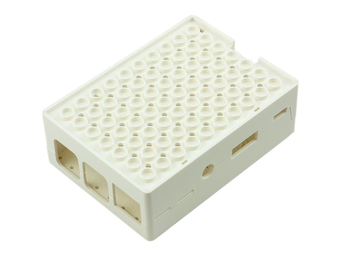 Multicomp Pi-BLOX Case - White - The Pi Hut