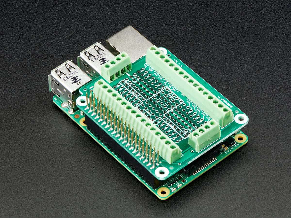 Pi-EzConnect Terminal Block Breakout HAT - The Pi Hut