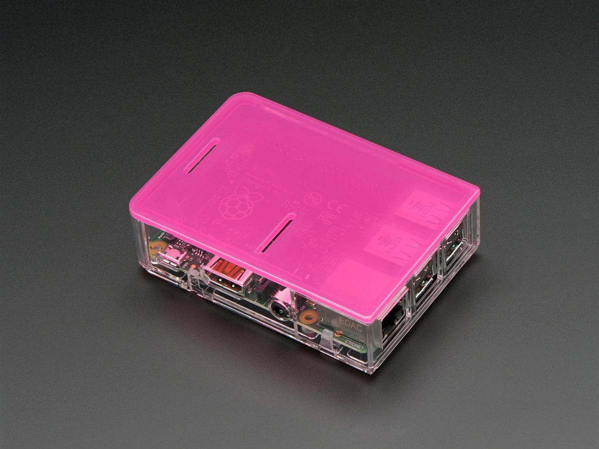 Pi Model B+ / Pi 2 / Pi 3 Case Base - Clear - The Pi Hut