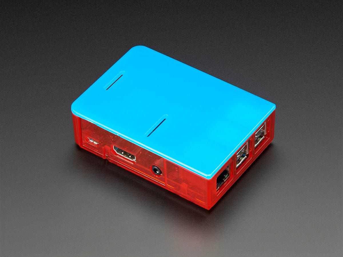 Pi Model B+ / Pi 2 / Pi 3 Case Base - Red - The Pi Hut