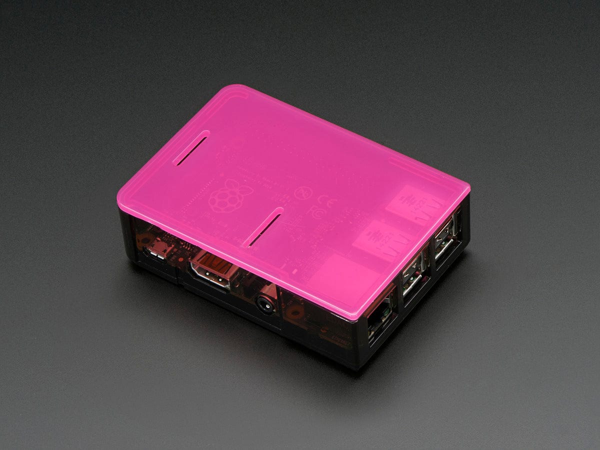 Pi Model B+ / Pi 2 / Pi 3 Case Base - Smoke Gray - The Pi Hut