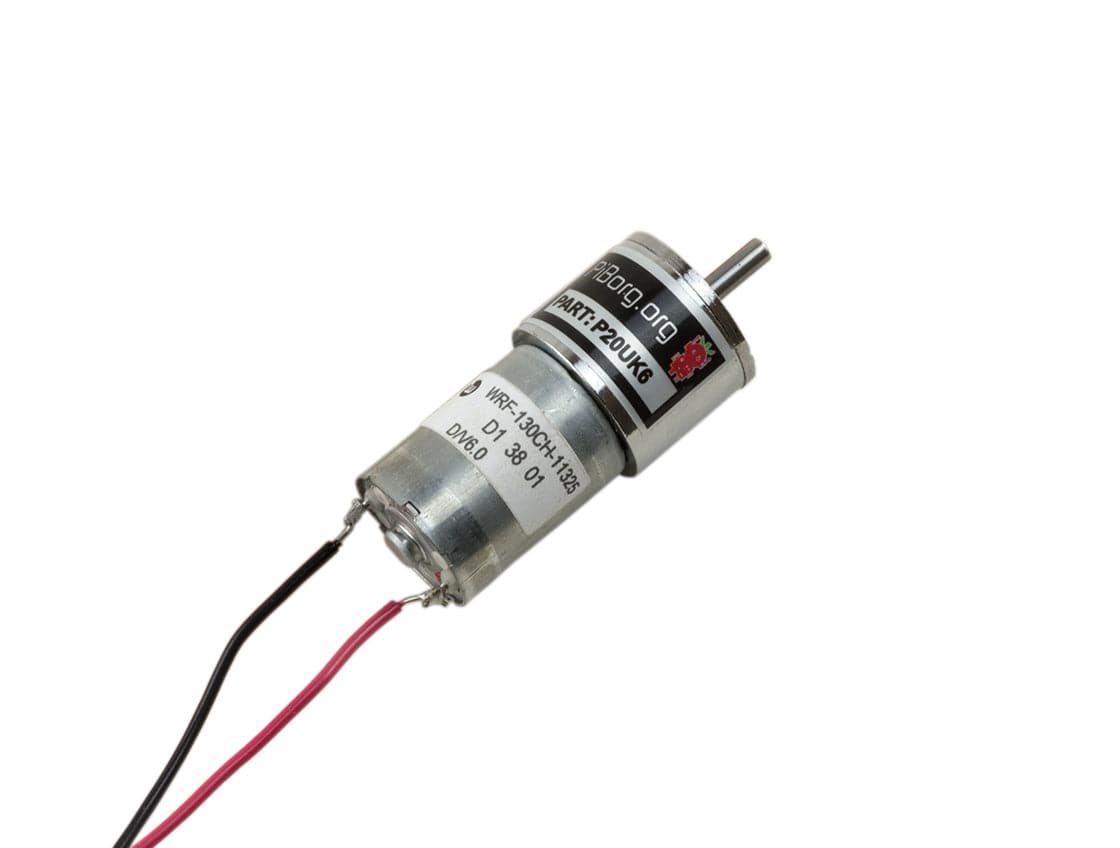 PiBorg Motor 6V 180RPM - 20mm - The Pi Hut