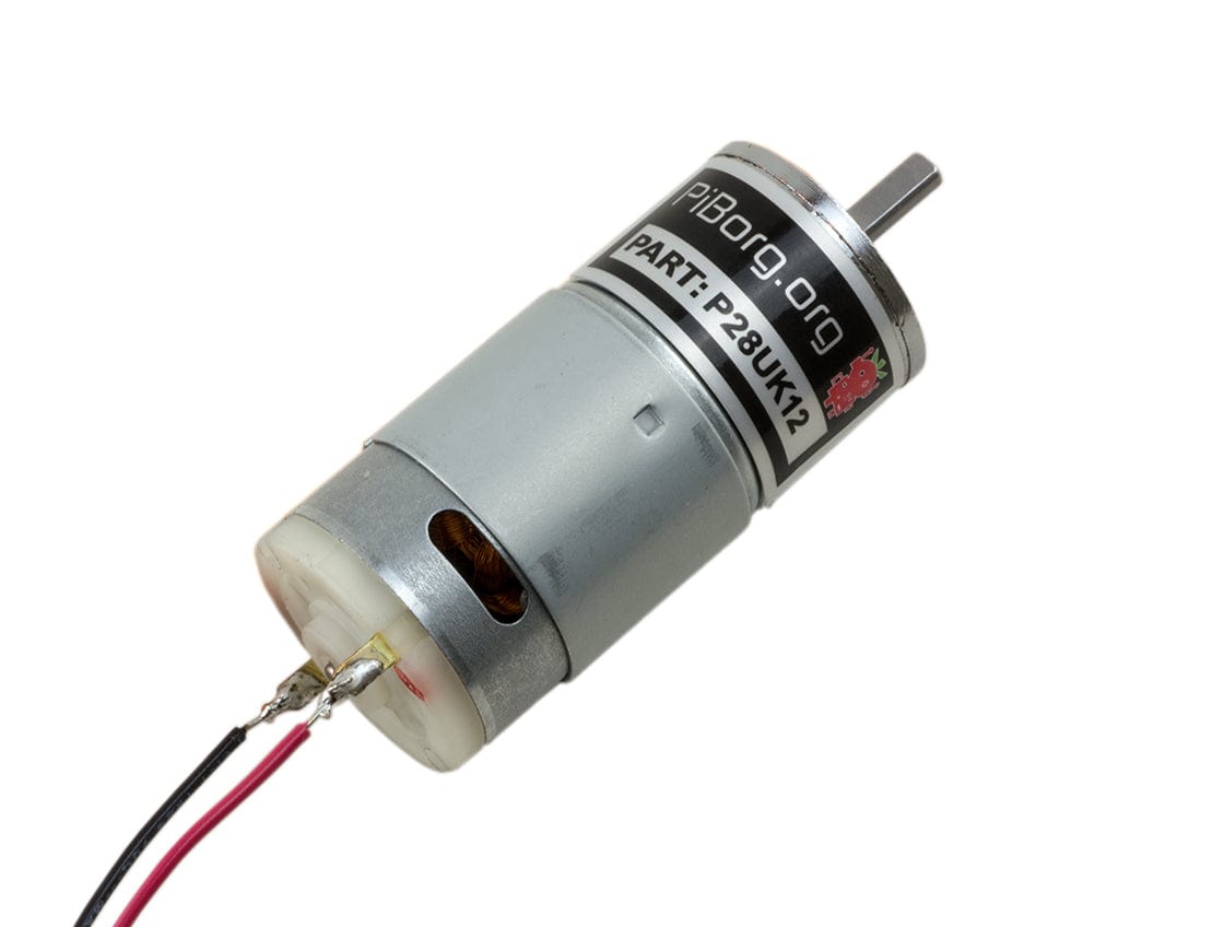 PiBorg Motor 12V 590RPM - 28mm - The Pi Hut