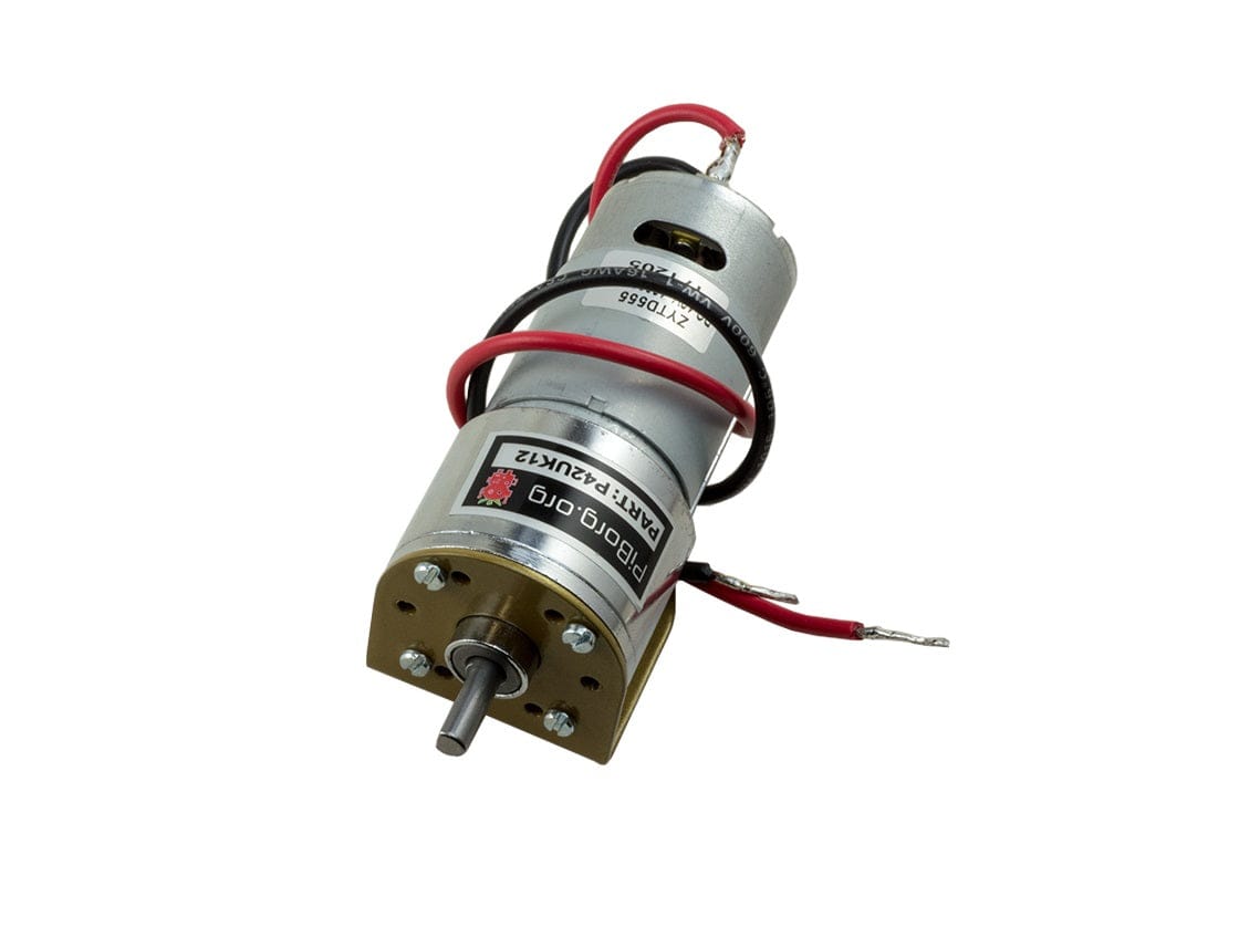 PiBorg Motor 12V 450RPM - 42mm - The Pi Hut