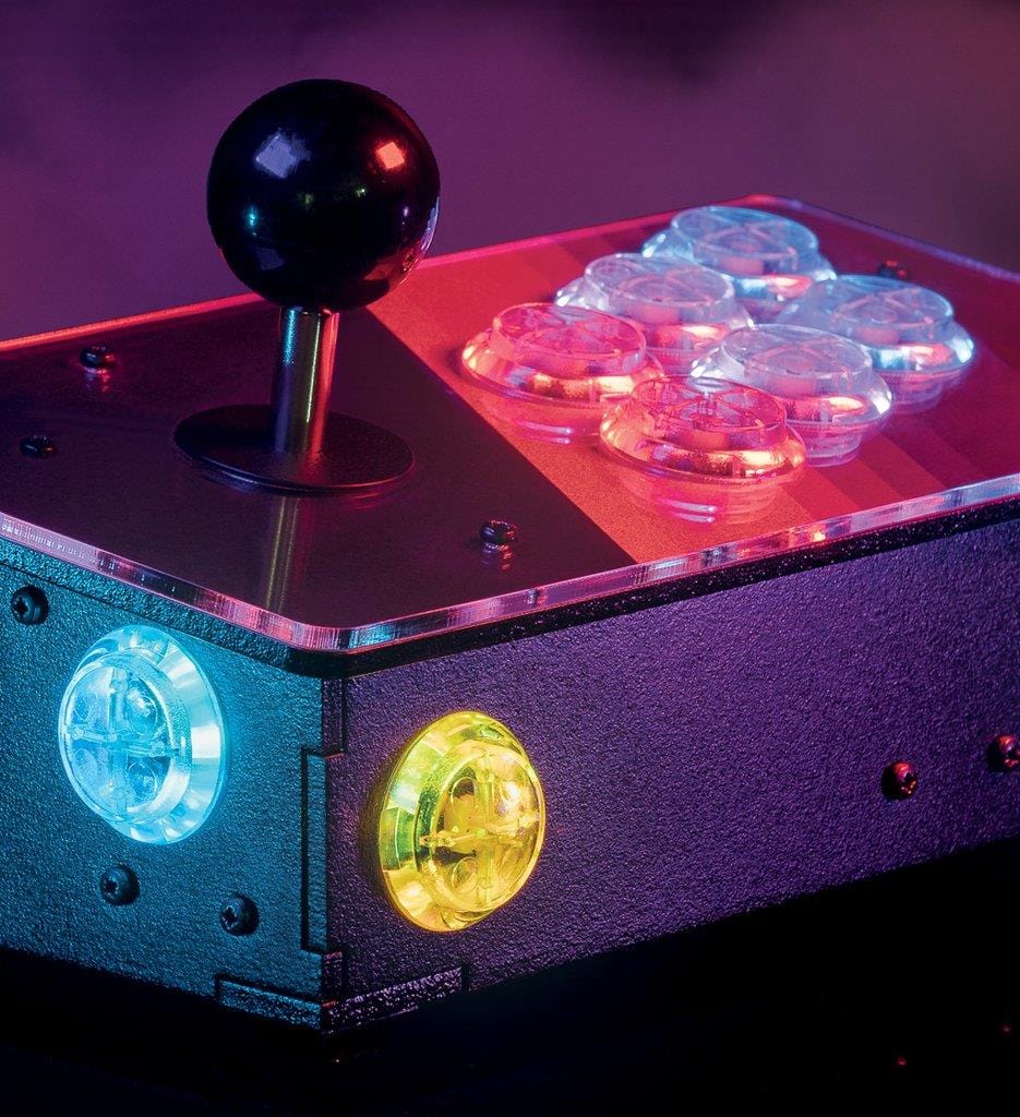 Picade Plasma Kit - Illuminated Arcade Buttons – 6-button kit - The Pi Hut