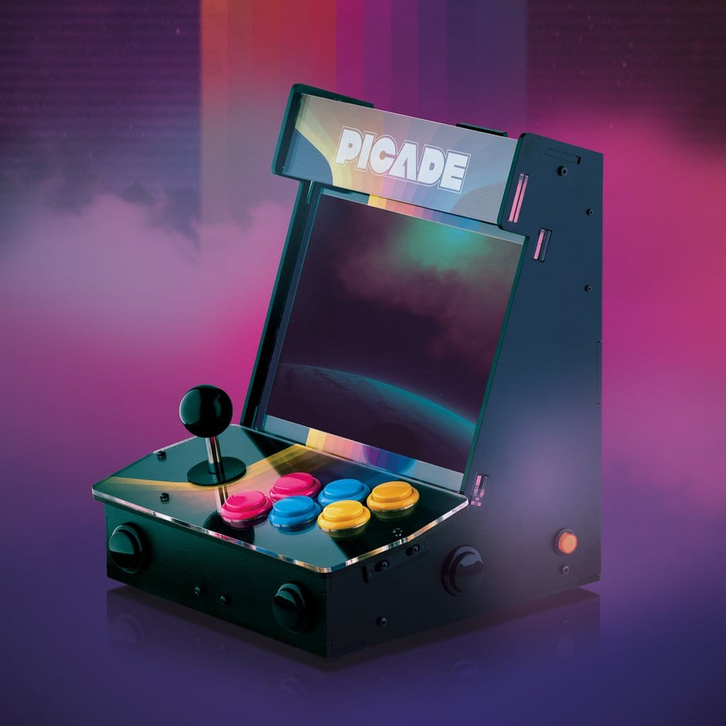 Picade - Raspberry Pi Arcade Machine (10" display) with PICO-8 - The Pi Hut