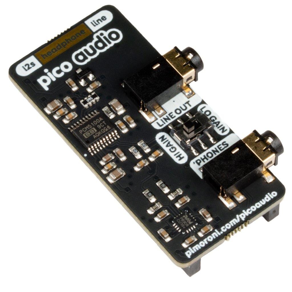 Pico Audio Pack (Line-Out and Headphone Amp) - The Pi Hut