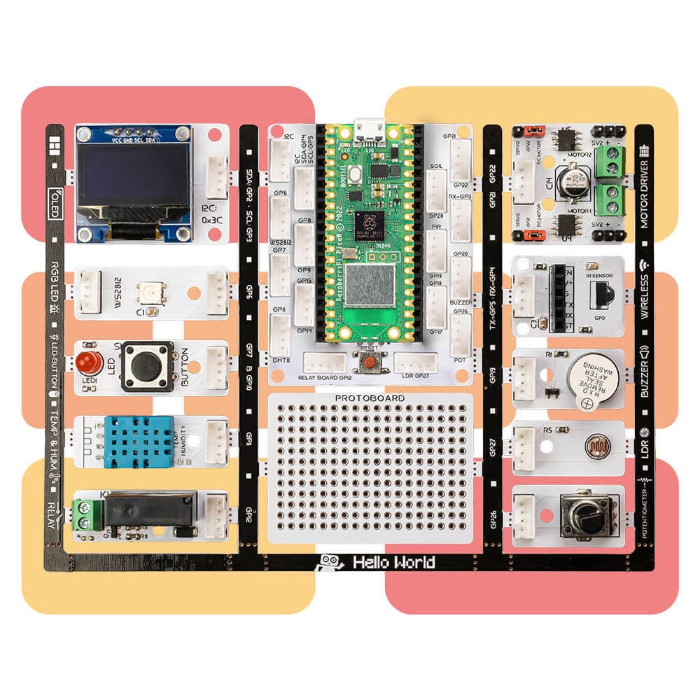 Pico Bricks Base Kit - The Pi Hut