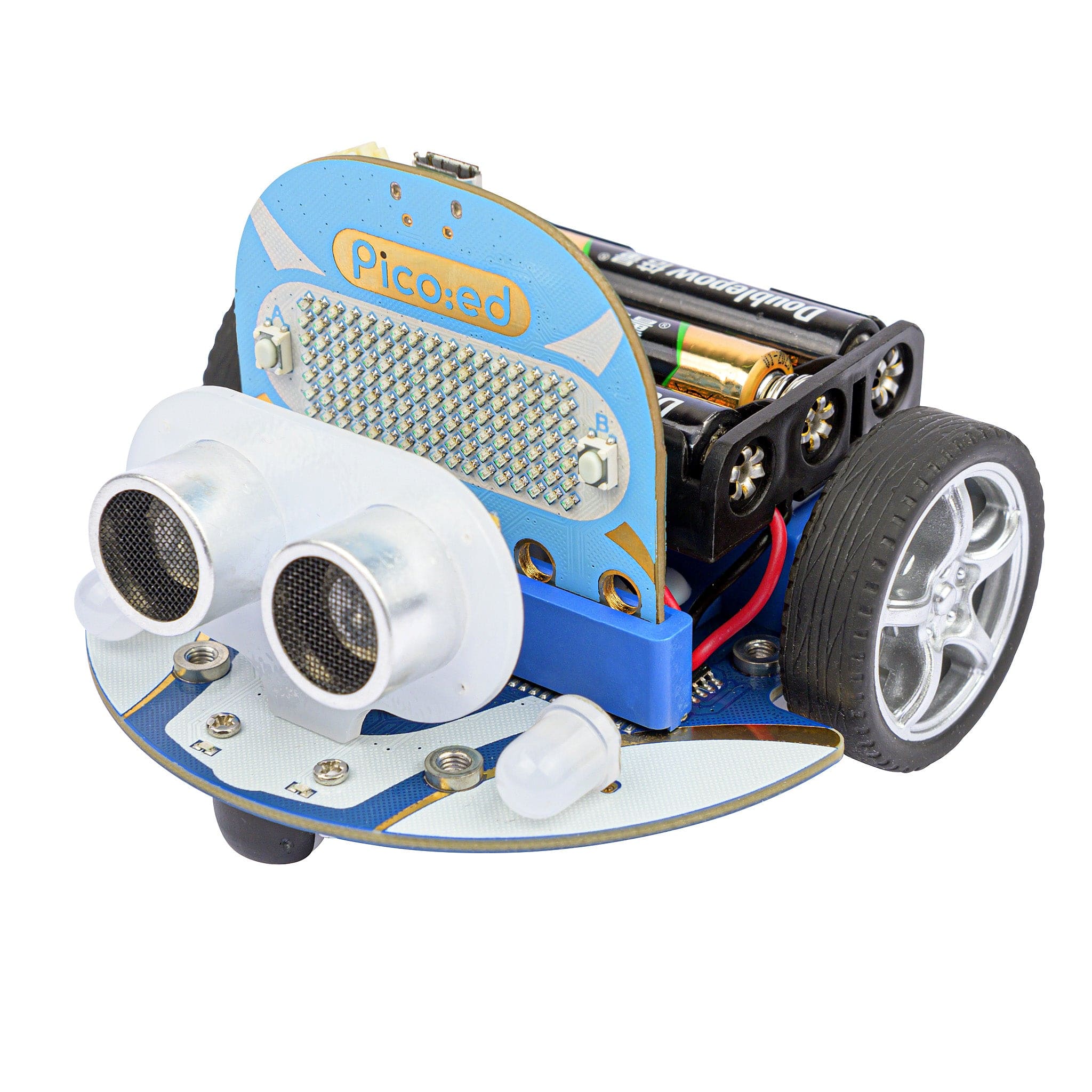 Pico:ed Smart CuteBot Kit V2 (with Pico:ed V2) - The Pi Hut