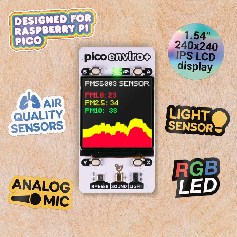 Pico Enviro+ Pack - The Pi Hut