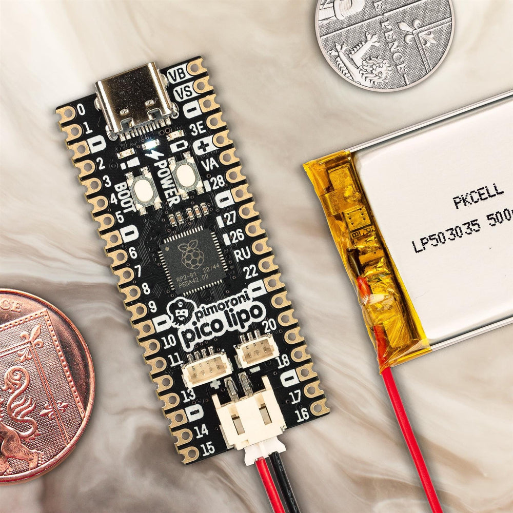 500mAh 3.7V LiPo Battery - The Pi Hut