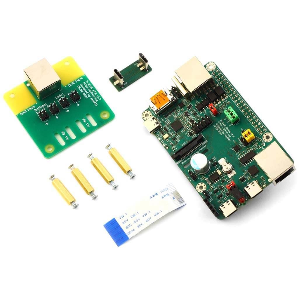 PiKVM v3 HAT for Raspberry Pi 4 - The Pi Hut