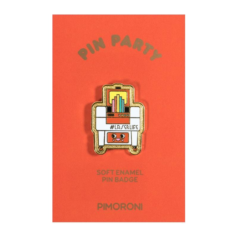 Pimoroni Pin Party Enamel Pin Badge - The Pi Hut