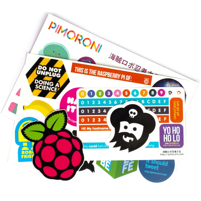 Pimoroni Super Sticker Selection - The Pi Hut