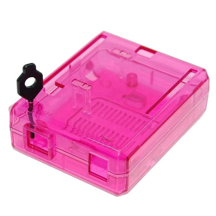 Pink Protective case for Arduino Uno - The Pi Hut