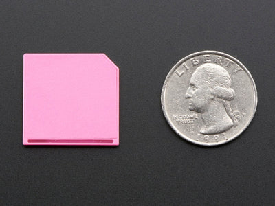 Pink Shortening microSD card adapter for Raspberry Pi & Macbooks ...