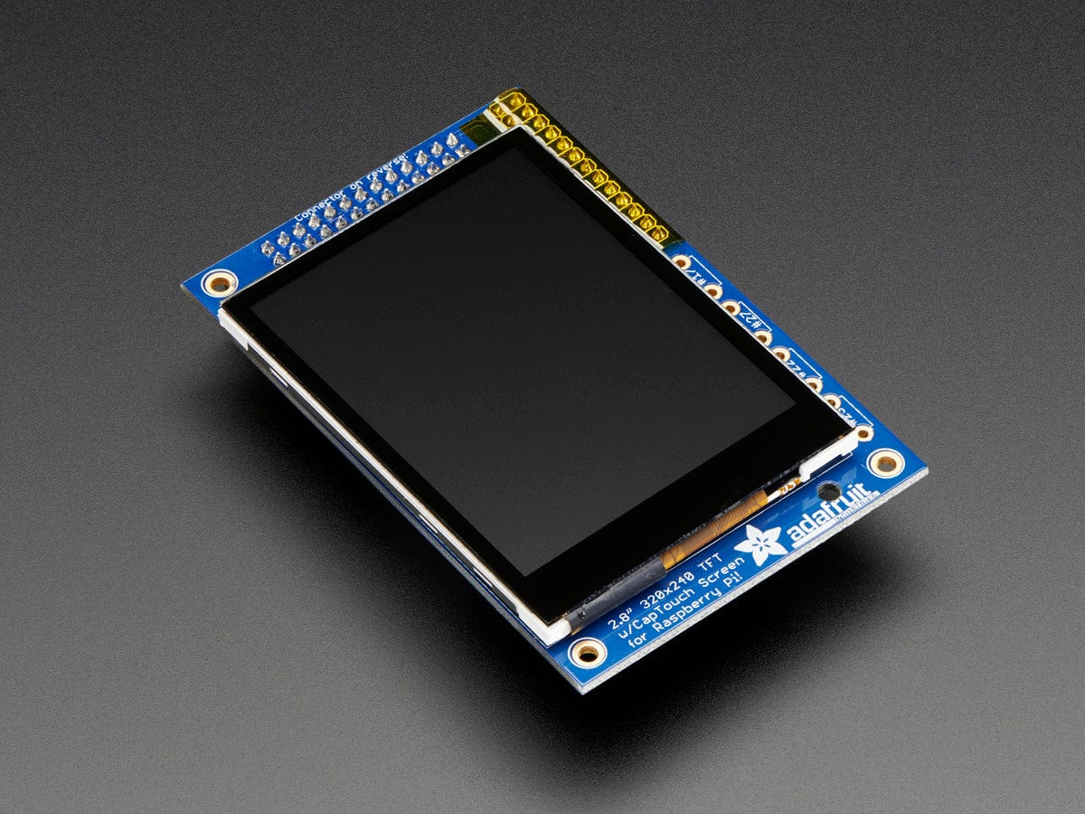 PiTFT 2.8" TFT 320x240 + Capacitive Touchscreen for Raspberry Pi - The Pi Hut