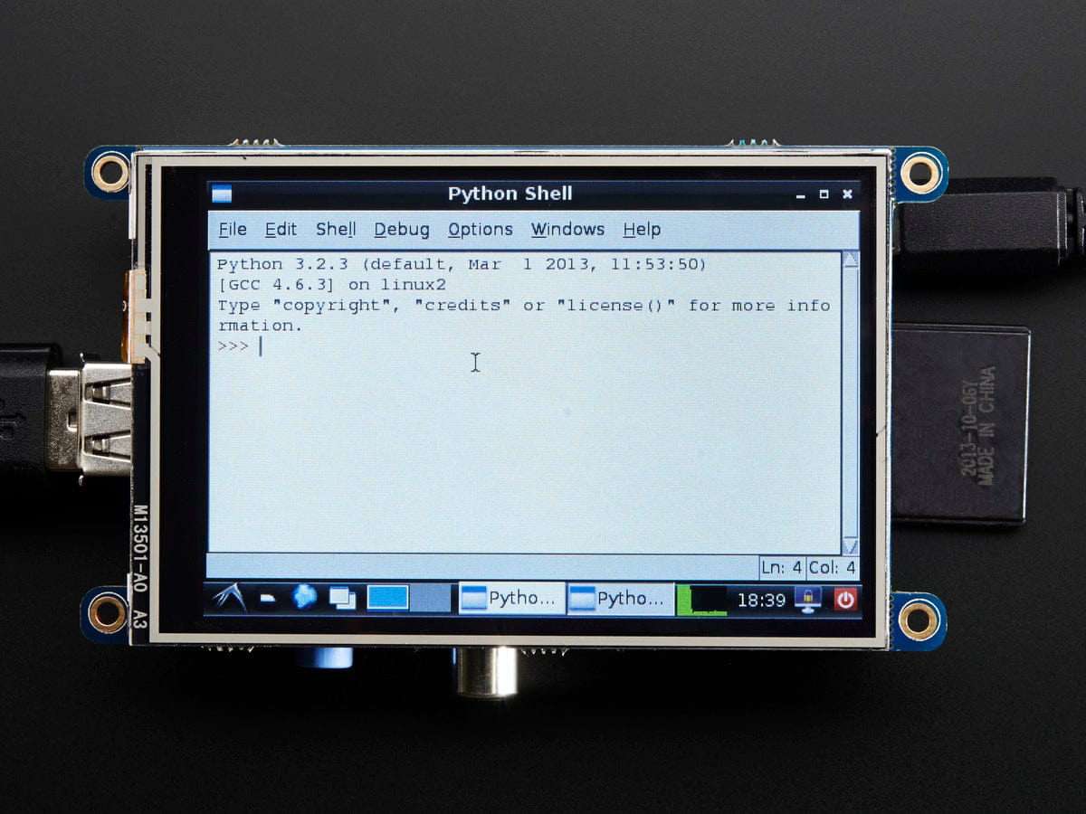 PiTFT - Assembled 480x320 3.5" TFT+Touchscreen for Raspberry Pi - The Pi Hut