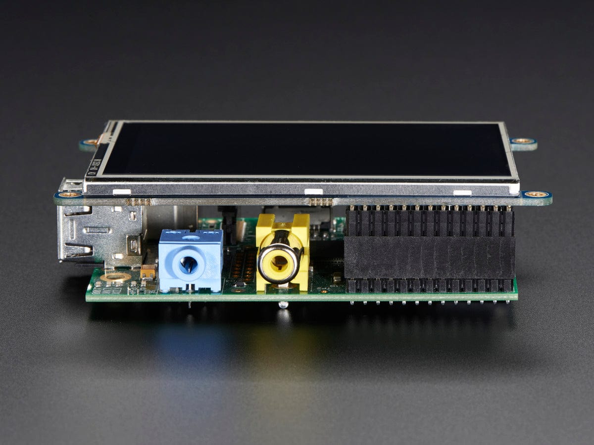 PiTFT - Assembled 480x320 3.5" TFT+Touchscreen for Raspberry Pi - The Pi Hut