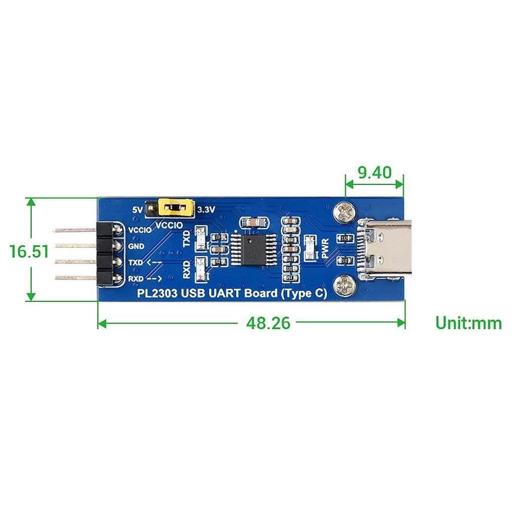 PL2303 USB UART Board (USB-C) - The Pi Hut