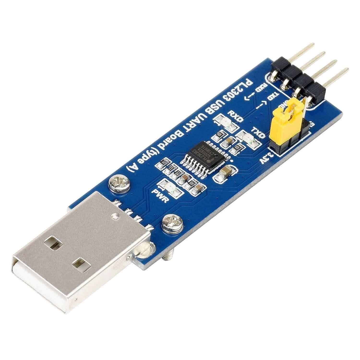 PL2303 USB UART Module (USB-A) - The Pi Hut