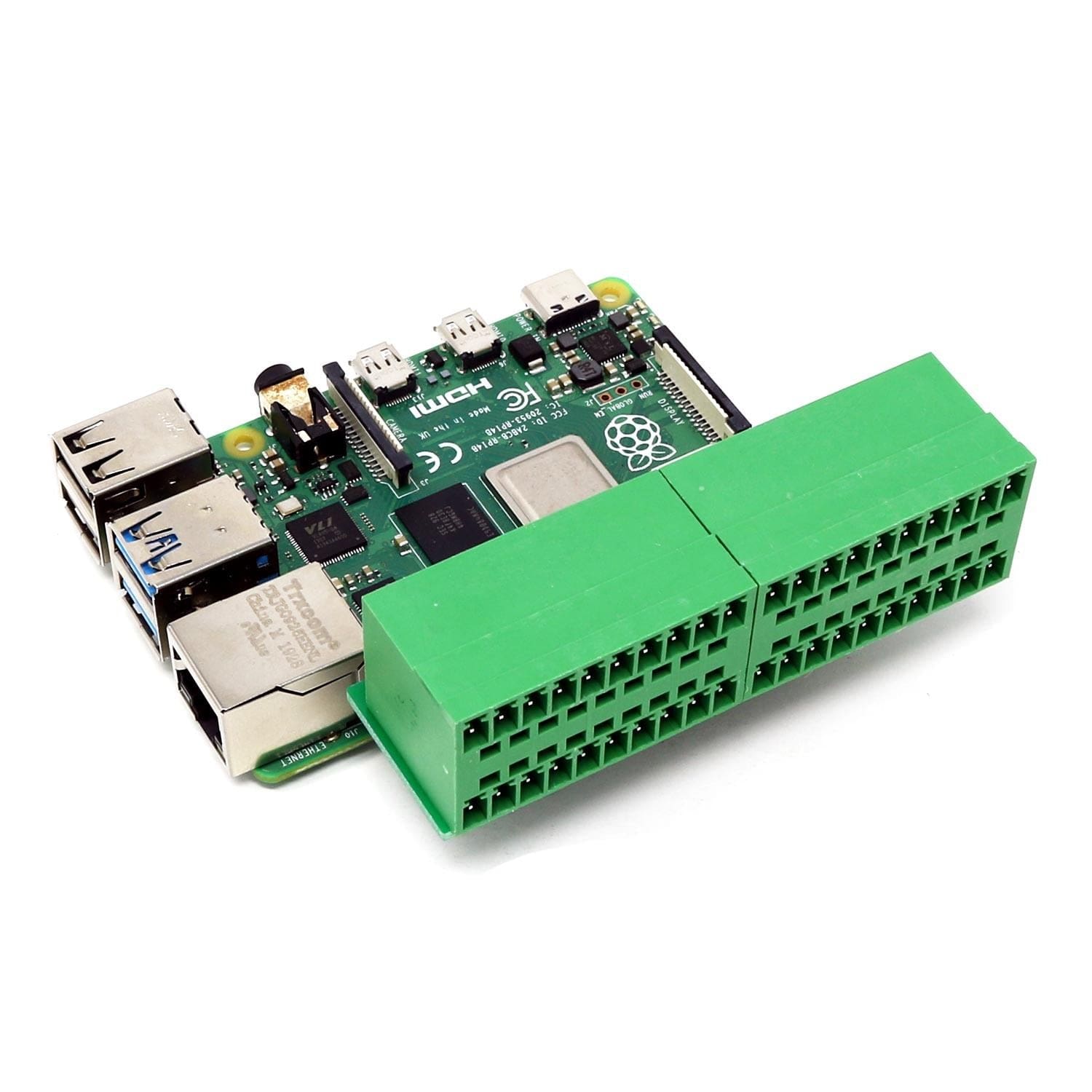 Pluggable Breakout Card for Raspberry Pi - The Pi Hut