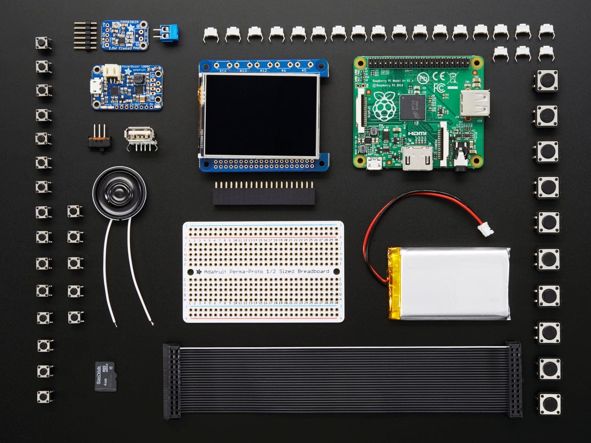 Pocket PiGRRL Pack Build your own Pi Game Emulator! - The Pi Hut