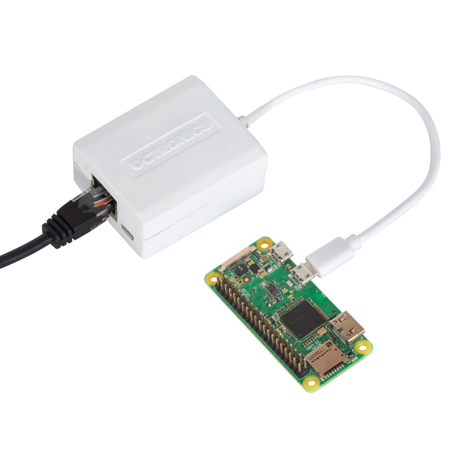 PoE to Micro-USB Adapter for Pi Zero (Ethernet + Power, IEEE 802.3af Compliant) - The Pi Hut