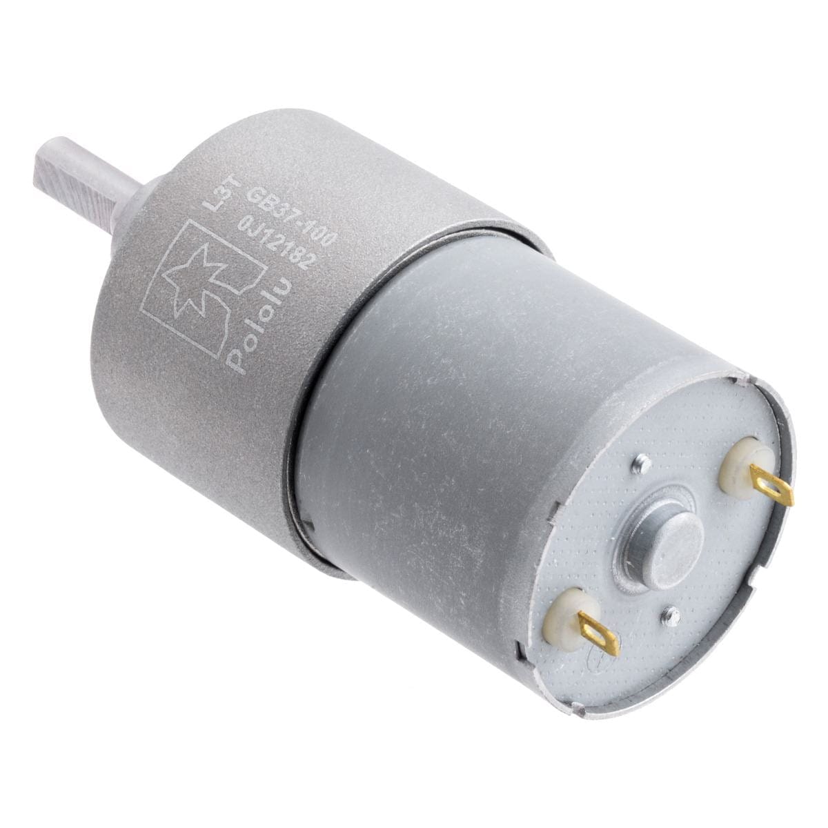 Pololu 12V 100:1 37D 12V Metal Gearmotor - The Pi Hut