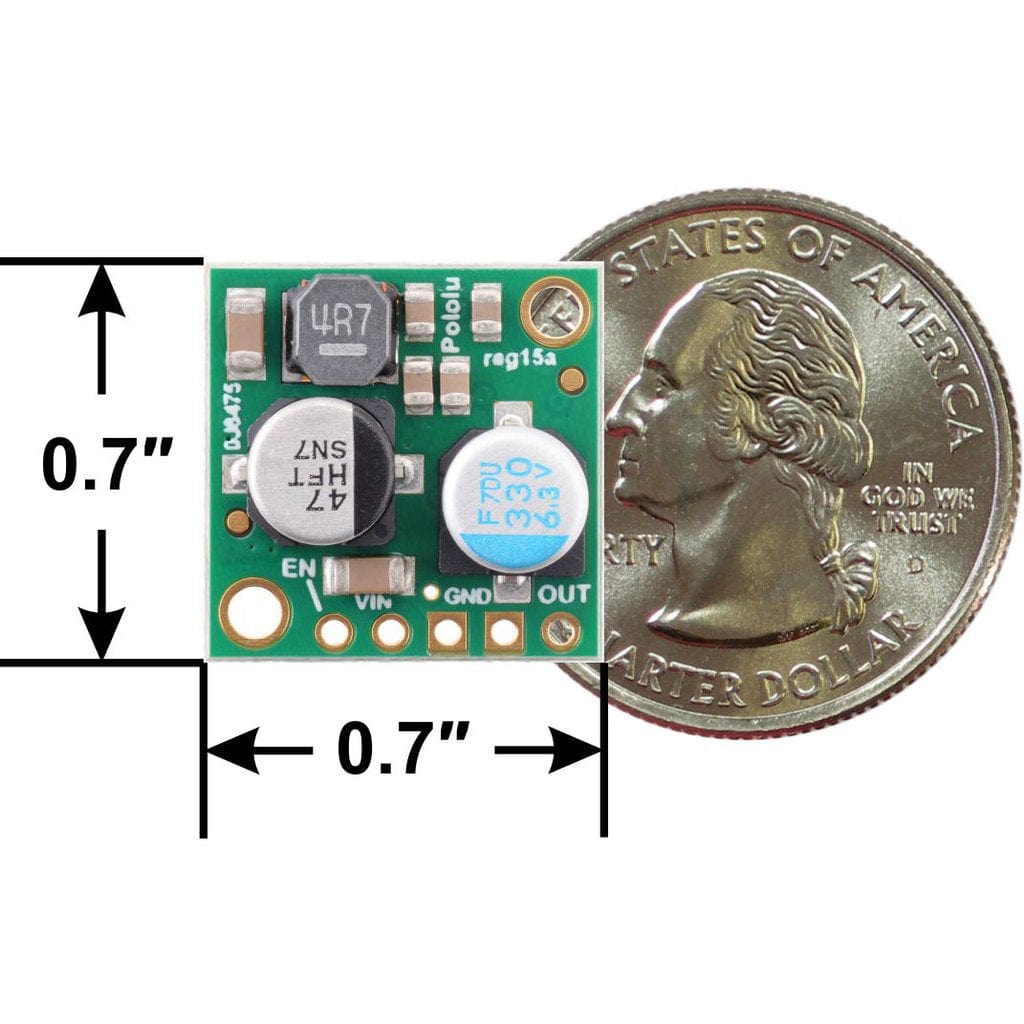 Pololu 3.3V, 2.5A Step-Down Voltage Regulator D24V25F3 - The Pi Hut