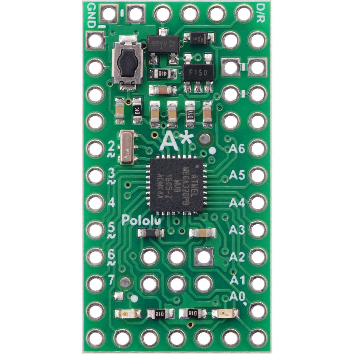 Pololu A-Star 328PB Micro - 3.3V 12MHz - The Pi Hut