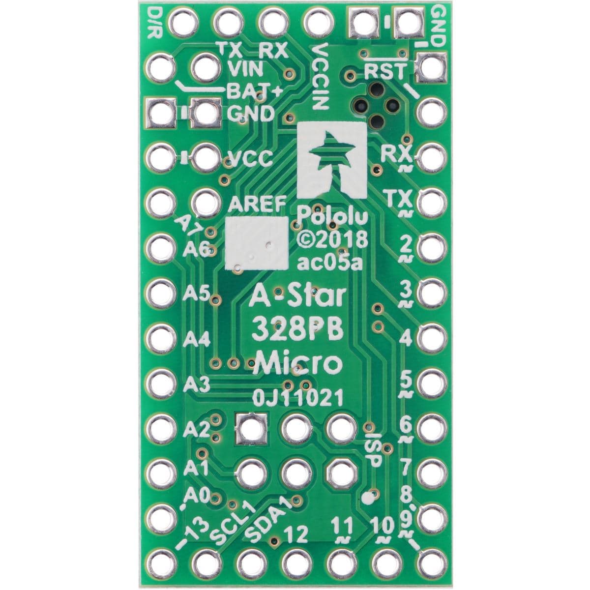 Pololu A-Star 328PB Micro - 3.3V 8MHz - The Pi Hut