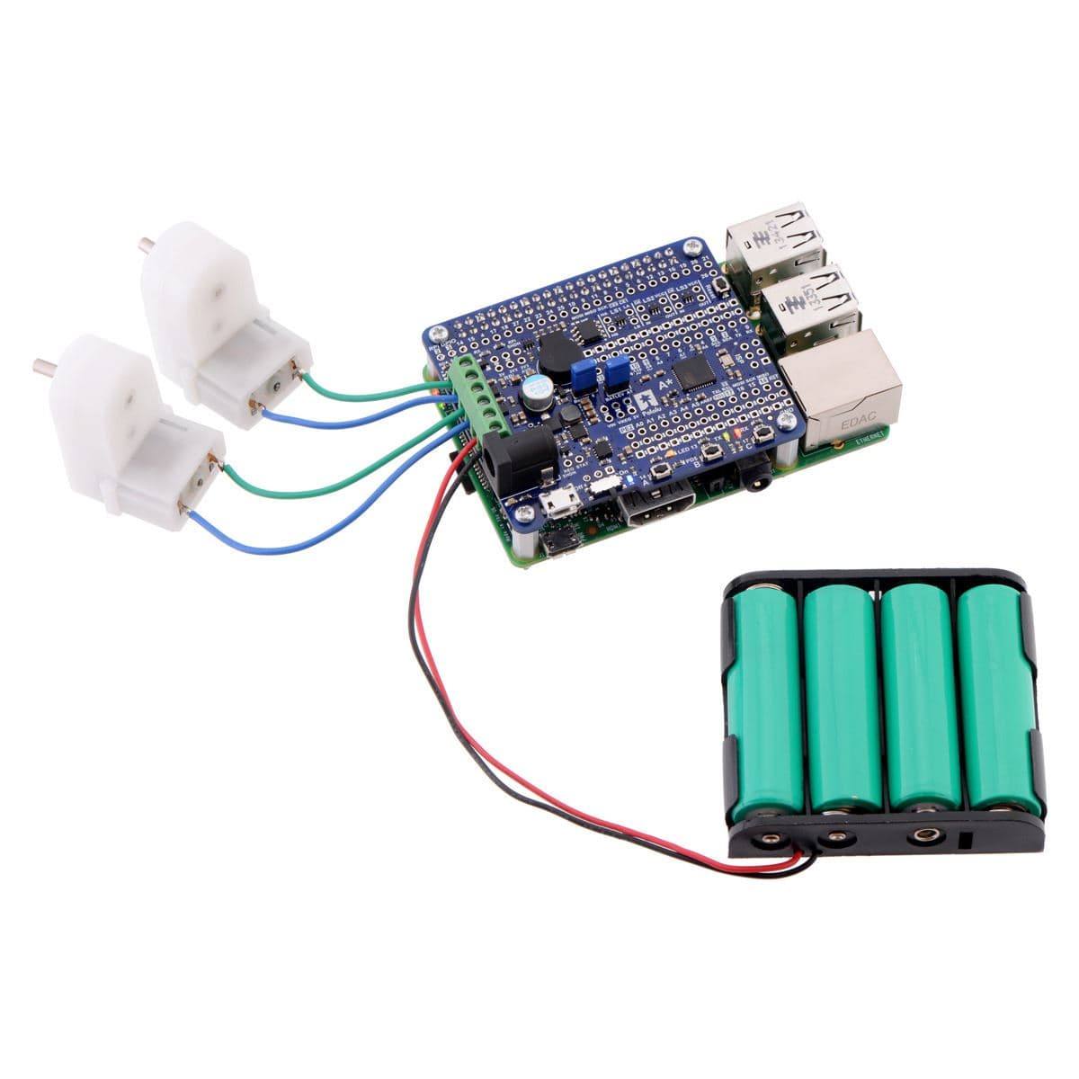 Pololu A-Star 32U4 Robot Controller LV with Raspberry Pi Bridge - The Pi Hut