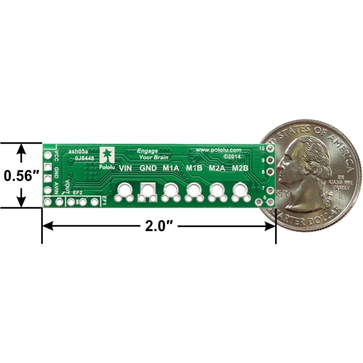 Pololu A4990 Dual Motor Driver Shield for Arduino - The Pi Hut