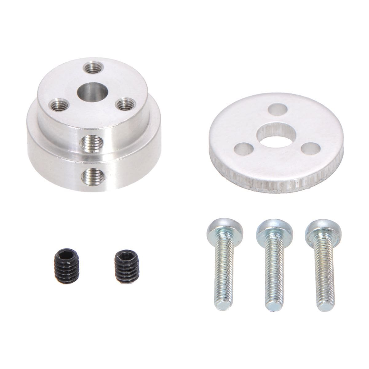 Pololu Aluminium Scooter Wheel Adapter for 5mm Shaft - The Pi Hut